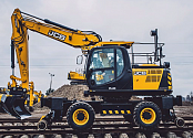 Железнодорожный экскаватор на комбинированном ходу JCB JS22WR