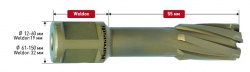 Корончатое сверло Karnasch HARD-LINE Ø22х55 мм, арт. 20.1316-022