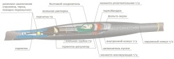 Соединительная термоусаживаемая кабельная муфта марки 10СТп(М)