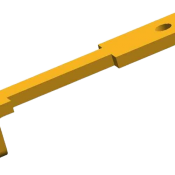Контакты контроллеров РДК-160 неподвижный L=58 mm, E 25, ЭТПР.303659.071